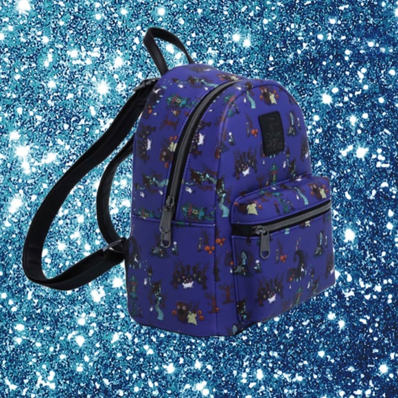 Loungefly Disney Nightmare Before Christmas Halloween Town Icons Mini Backpack